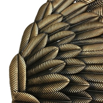 3D metalowy posąg anioła dekoracja ścienna ozdoba