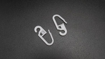 Кольцо с булавкой - Набор из 10 колец БЕЛЫХ.