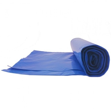 Толстые мешки для мусора, 80 микрон. прочный рулон 15 шт. - зеленый 12