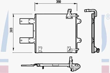 CHLADIČ KLIMATIZACE SEAT AROSA 03- 1.4 TDI