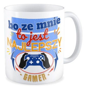 Kubek prezent GRACZ Ze mnie jest najlepszy GAMER