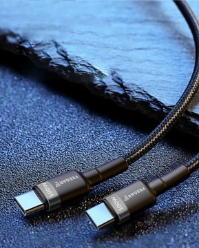 Feegar USB-C Type-C 100 Вт PD Кабель быстрой зарядки 3.0