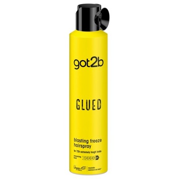 LAKIER DO WŁOSÓW MOCNY 300ML GOT2B GLUED MEGA MOCNE UTRWALENIE POZIOM 6