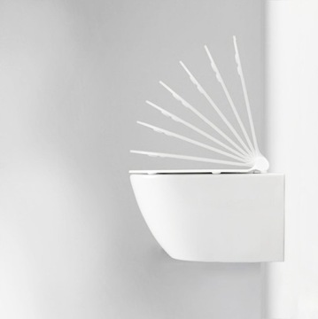 ПОДВЕСНОЙ УНИТАЗ CARTER БЕЛЫЙ SLIM БЕЗ ОБОДКИ