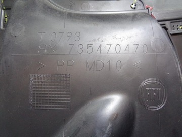 BOCZEK DRZWI FIAT DOBLO 2 II OPEL COMBO D 2010- LEWY TYLNY