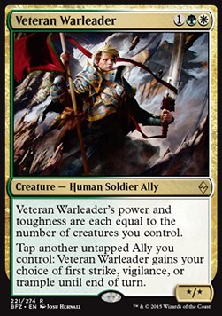 Veteran Warleader - Battle for Zendikar