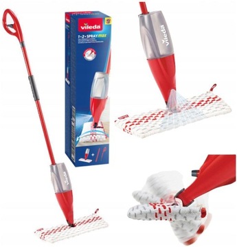 MOP PLASKI VILEDA SPRAY ZE SPRYSKIWACZEM MIKROFIBRA 40 cm