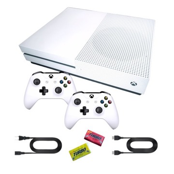 KONSOLA MICROSOFT XBOX ONE S 1TB 1000gb + 2 PADY + OKABLOWANIE - KOMPLET