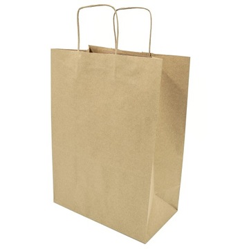 Torba papierowa eko brąz A3 30,5x17x42,5 - 50 szt.