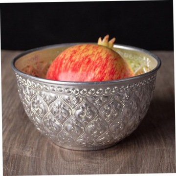 2 резных металлических чаши, подсвечники для чайных свечей, чаша для пунша