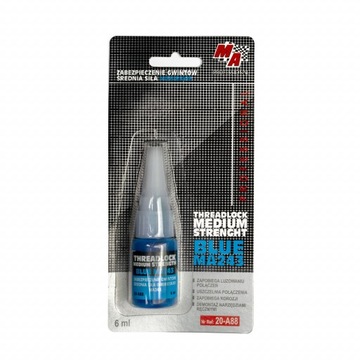 РЕЗЬБА БЕЗОПАСНОСТИ СИНЯЯ - СРЕДНЯЯ 6ML/MA