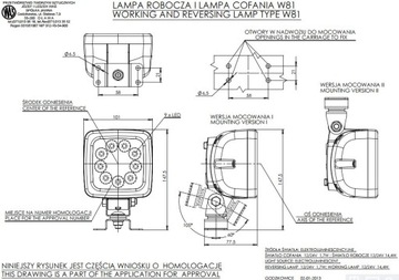 W81 Светодиодный рабочий фонарь (683)