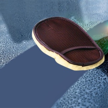 Перчатки для мойки автомобилей Перчатки для мойки автомобилей универсальные, мягкие, многоразовые, коричневые