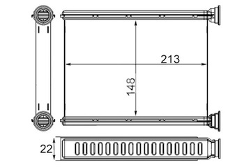 MAHLE RADIÁTOR NISSAN CUBE JUKE LEAF 1.5D 1.6 ELEKTR. 08.09-