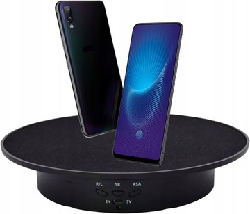 Поворотный стол, электрическая подставка на 360°, бархат