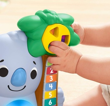 ИНТЕРАКТИВНАЯ игрушка МЕДВЕДЬ КОАЛА FISHER PRICE LINKIMALS для малыша +9 месяцев