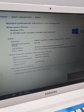 НОУТБУК SAMSUNG I3 NP300 + БЛОК ПИТАНИЯ