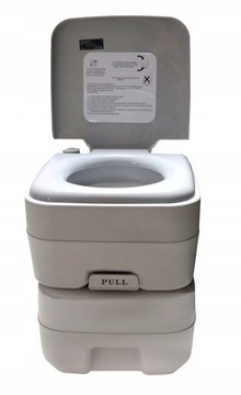 Портативный походный туристический туалет 20л, мобильный WC+ Жидкости