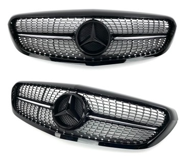РЕШЕТКА MERCEDES C CLASS W205 AMG DIAMOND CLASSIC STYLE