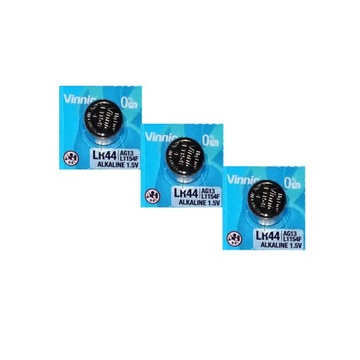 3 x bateria L1154F Vinnic AG13 L1154 LR44 G13