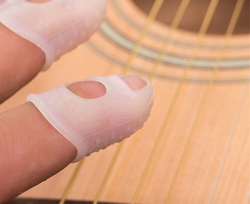 Силиконовые кончики пальцев 5 шт. для игры на гитаре