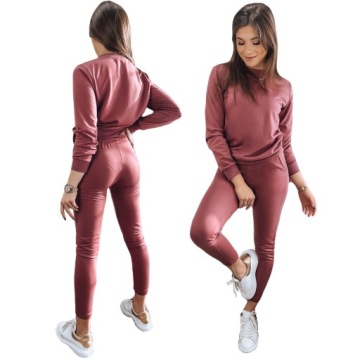DAMSKI KOMPLET DRESOWY BLUZA SPODNIE roz. S