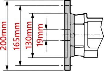 МОТОР-РЕДУКТОР MS80B5 i=3.93 ПРИВОДНАЯ ПЕРЕДАЧА