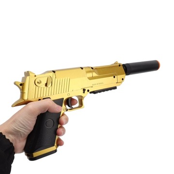 Electric Gel Water Bomb Blaster Złoty plastikowy