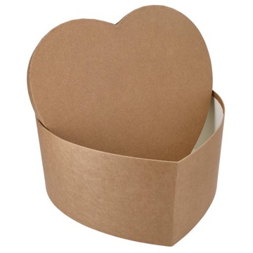 Pudełko Prezentowe FlowerBox Serce Świąteczne Na Prezent Kwiaty Ozdobne