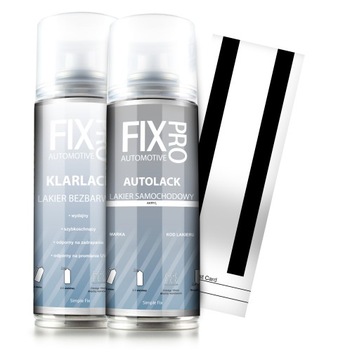 FixPro LAKIER SAMOCHODOWY SPRAY BEZBARWNY JEEP AXR PXR QXR