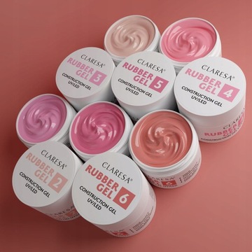 CLARESA RUBBER GEL СТРОИТЕЛЬНЫЙ ГЕЛЬ С Тиксотропией - 4 - 45 г