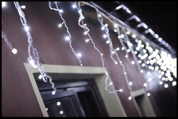 ВНЕШНИЕ ICICILS 500 LED 21 м ИСКРА ВСПЫШКА ТОЛЩИНА