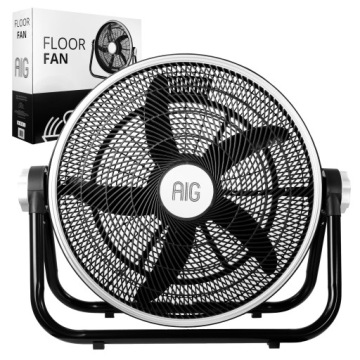 WENTYLATOR PODŁOGOWY CYRKULATOR PRZEMYSŁOWY WIATRAK DUŻY 50 CM i MOCNY 80W