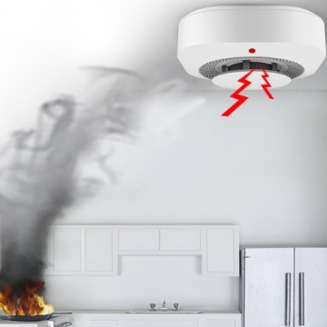 WIFI детектор дыма Высокая чувствительность и быстрая реакция Пожарный детектор дыма
