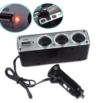 РАЗДЕЛИТЕЛЬ ПРИкуриватель + USB 3 ВХОДА