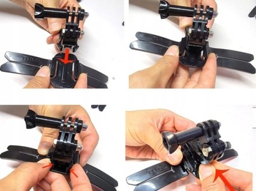 Держатель TUYU Крепление для рта шлема GOPRO 12 DJI ACTION (GP.139)