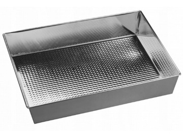 BLACHA FORMA FAKTUROWANA DO PIECZENIA CIASTA METALOWA OCYNOWANA 360x245x60