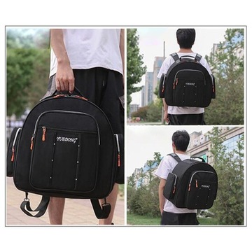 Многофункциональная сумка для малого барабана с регулируемым ремешком и толстой подкладкой для занятий, оранжевая