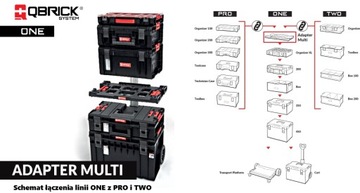 Адаптер универсальной рабочей платформы QBRICK ONE для PRO, TWO