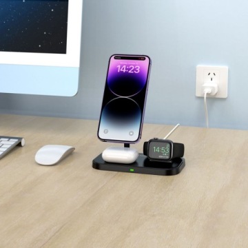 Индуктивное зарядное устройство Tech-Protect Magnetic 3 в 1 для MagSafe