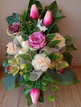 Оформление кладбища GRAVE композиция ВЕСЕННИЙ НАБОР