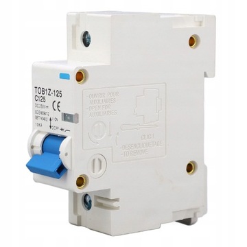 WYŁĄCZNIK BEZPIECZNIK NADPRĄDOWY 125A DC250V 1P