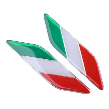 2X автомобильное крыло, наклейка с флагом Италии
