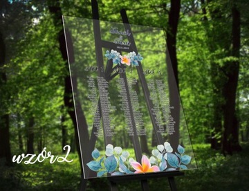 ПЛАН ДОСКИ ДЛЯ СВАДЕБНЫХ СТОЛОВ А2 PLEXI