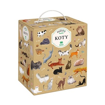 CzuCzu Puzzlove Koty 500 elementów