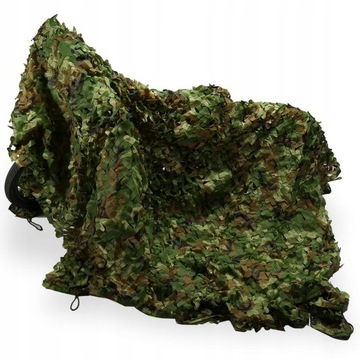 WOJSKOWA SIATKA MASKUJĄCA OGRÓD WOODLAND 3X5M