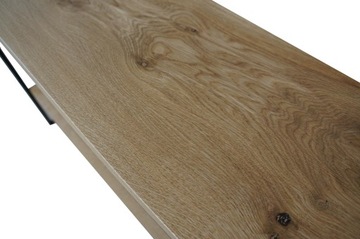 КОНСОЛЬ ЛОФТ 100 СМ МАССИВ ДУБА С ПОЛКОЙ