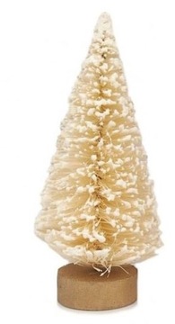 Choinka abaca 13 cm dekoracja świąteczna boho