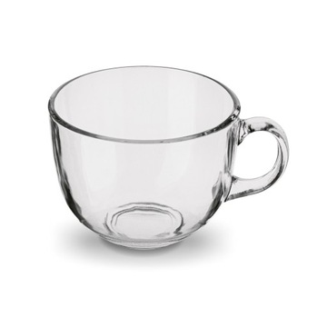 Duży kubek ze szkła Jumbo 450 ml