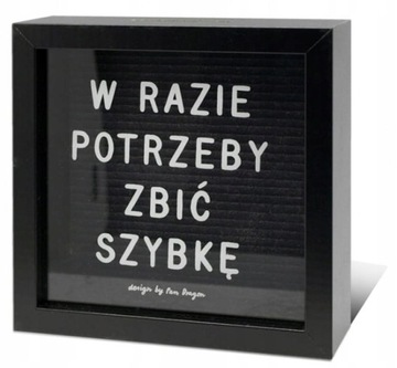 SKARBONKA W RAZIE POTRZEBY ZBIĆ SZYBKĘ NA PREZENT PIENIĄDZE DLA CHŁOPAKA